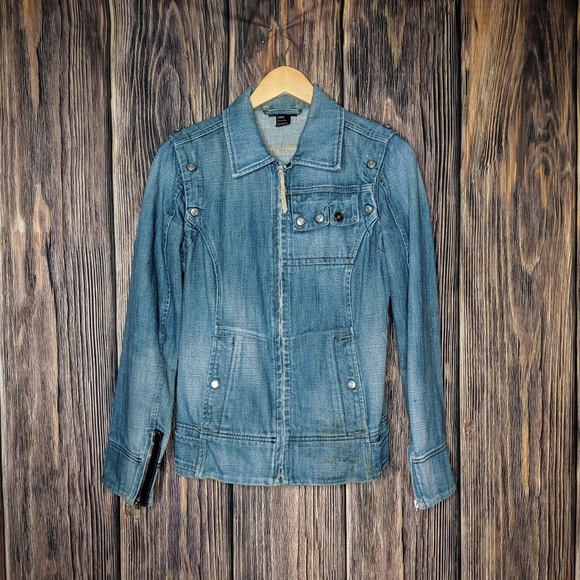 Diesel Jackets & Blazers - DIESEL Women's Italian Denim Jacket / Vest Medium